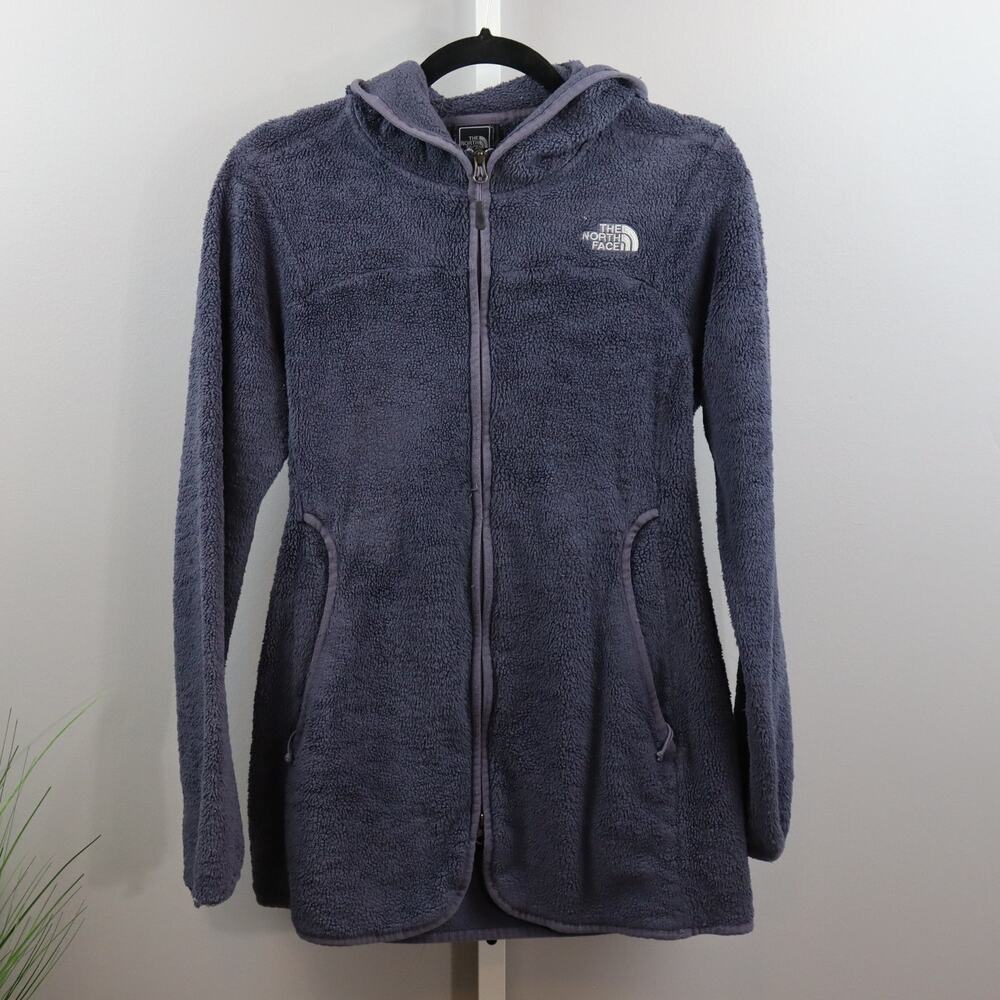 The North Face Osito Hooded Fleece Jacket‎ Gray Blue Women’s M